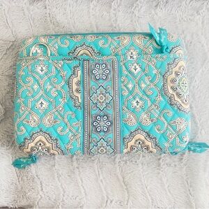 Vera Bradley Turquoise and Brown Ipad Case